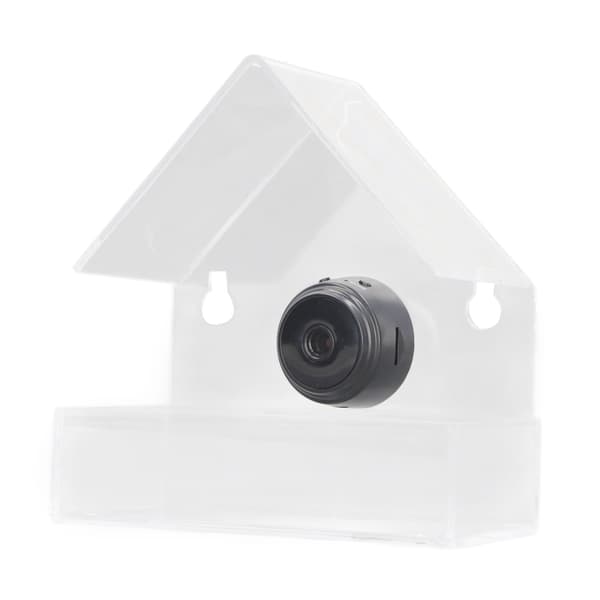 Camera Smart Bird Feeder 720HD Remote Connection Night Vision Clear Birds Window Feeder with Strong Suction Cups