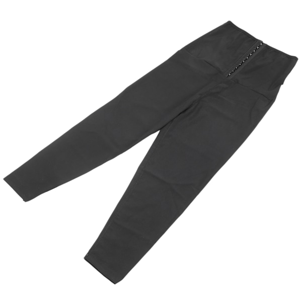 Saunatræningsbukser til kvinder med mavekontrol Høj talje termo neopren træningsbukser L/XL