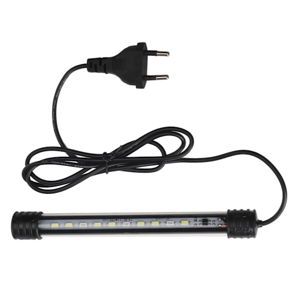 LED Akvariebelysning Høj Lysstyrke Vandfast Blå Hvid Akvarie Lampe til Landskab EU-stik 220V ZY 15A Uden Afbryder