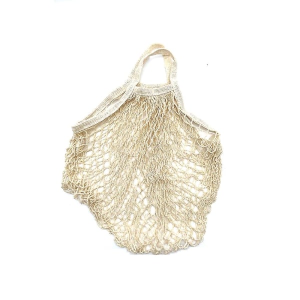 Toes Mesh Bag Bomullssnöre Producera Shopping Sköldpadda-väskor Livsmedel Kort handtag Nät Axelväska Frukt Grönsak Återanvändbar COLOR M