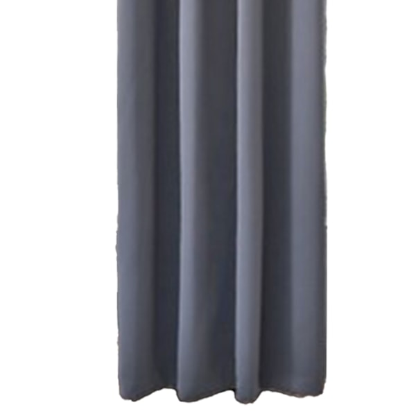 Mörkläggningsgardin polyester sovrum mörkläggningsgardiner mörkgrå för hushållsdekoration