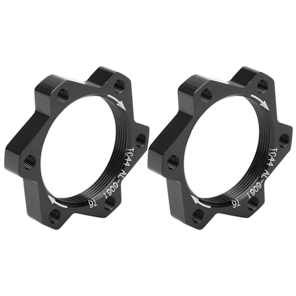 2 stk. Mountainbike Cykling Boost Nav Adapter Aluminium Legering Høj Styrke Anti-Rust Sort