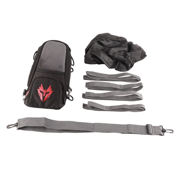 Motorcykel Magnetic Tank Bag Oxford Tyg Högstyrka 4,5L Navigationspaket med stor kapacitet för motorcyklar Röd