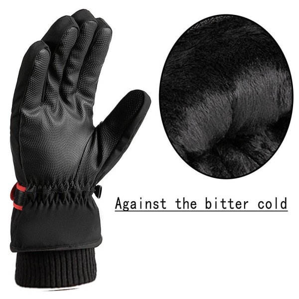 Waterproof Winter Gloves For Men & Women, Breathable Thermal Gloves, T