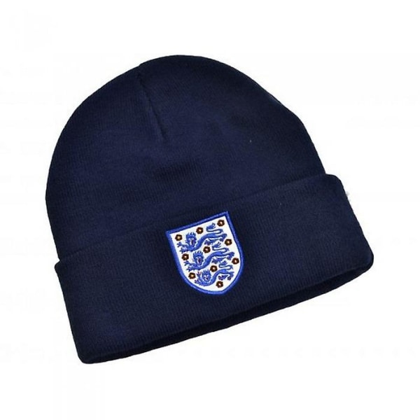England FA Crest Knitted Beanie One Size Navy