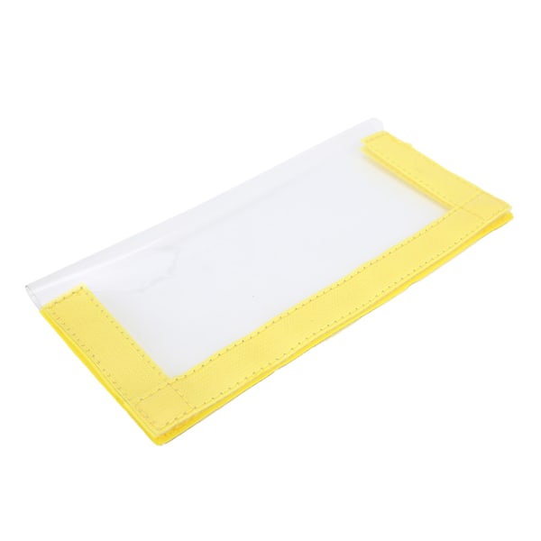 Fiskekrokbeskytter Slitesterk Oppbevaringsveske for Agnet Gjennomsiktig Nylon Lure Protection Wrap for FishermanYellow L