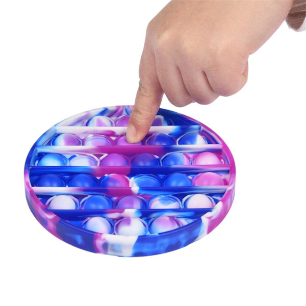 Push Bubble Sensory Toy Desktop Pussel Press Toy Återanvändbara pedagogiska leksaker för barn