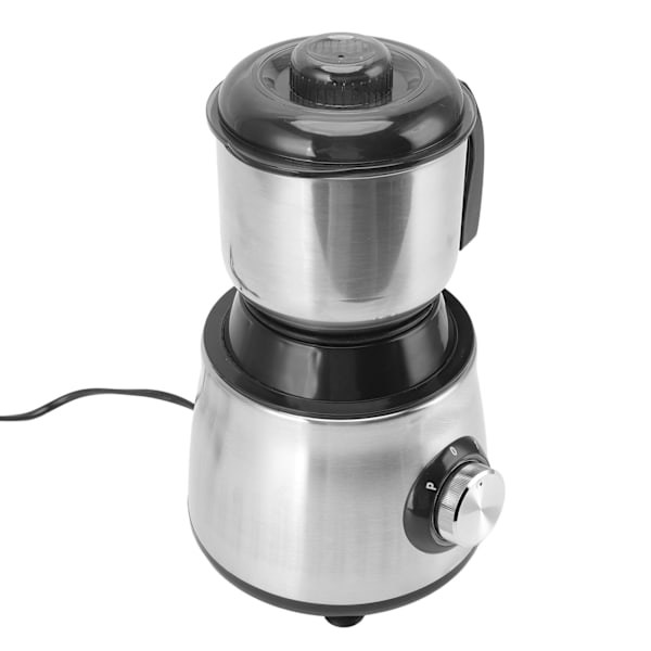 Elektrisk kvern for bønner Husholdningsbønner i rustfritt stål Nøtter Pepper Kaffe kvern EU-kontakt 220‑240V