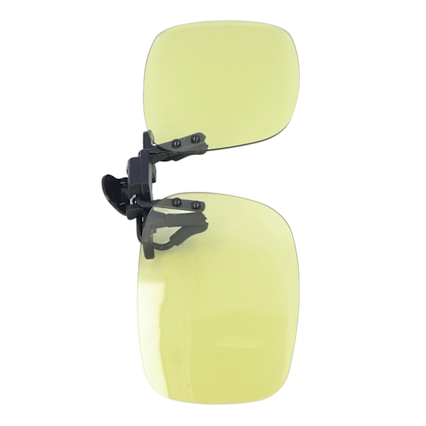 Polariserad Clip On Glasögon Dag Natt Duell Använd bärbara polariserade Clip On Solglasögon för fiske Jogging Mörkgrön