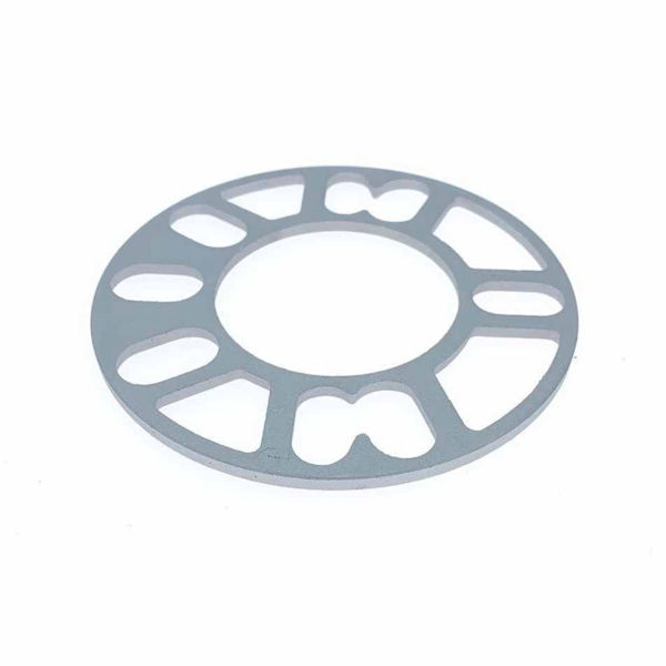 2st 8 mm tjocklek Hjulnav Spacer Fläns Nav Centric ET Packning Aluminiumlegering Universal för bilar