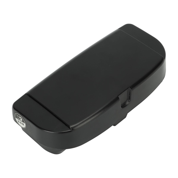 Multifunktionel bil solbrillerholder Bil Solskærm Solbrilleretui Holder Briller Organizer Box med klemme Sort