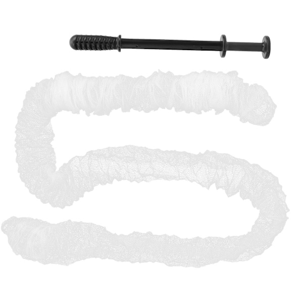 PVA-nett med smal maske, 5mx25mm, i rør, oppløselig for agnposer, fiskeutstyr