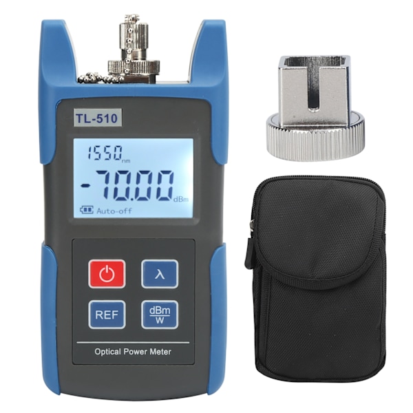 TL510 optisk effektmätare Hög noggrannhet optisk effektdetektor Mätinstrument 70~+10dBm