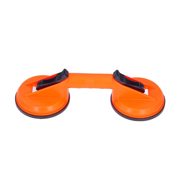 Suction Cup 2 Jaws Glass Remover Lifter Plastic Handle Rubber Pad Vacuum Plate Puller 100lb
