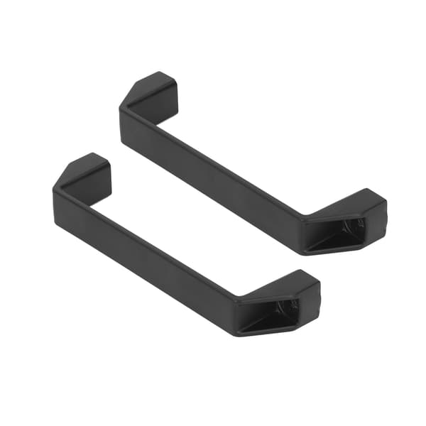 2 Pcs Door Handle Pull 180mm Hole Distance Aluminum Alloy High Strength Cabinet Pull Modern Gate Handle Black