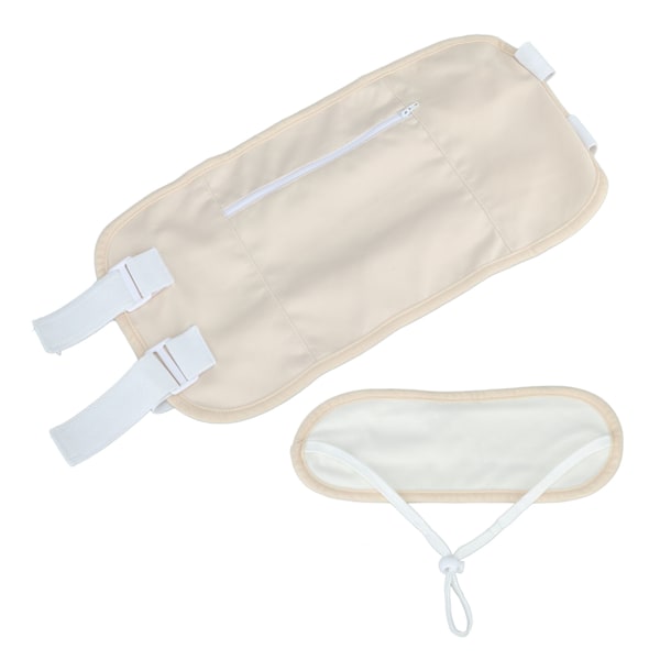 Ricinolja Pack Wrap Lättvikt Organisk Ricinolja Pack Kit Justerbar Ricinolja Pack för sömn Läsyoga