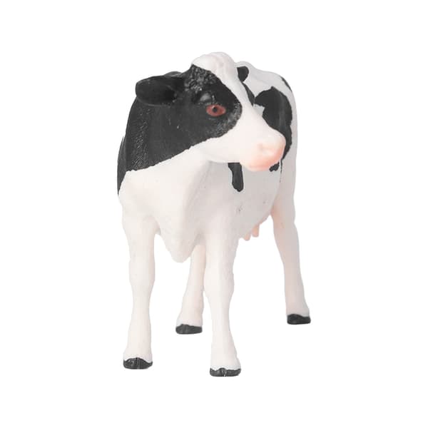 Solid Cow Simulation Model Vivid Plastic Children's Farm Animal Model Toy for Imagination and Creativity Stimulation