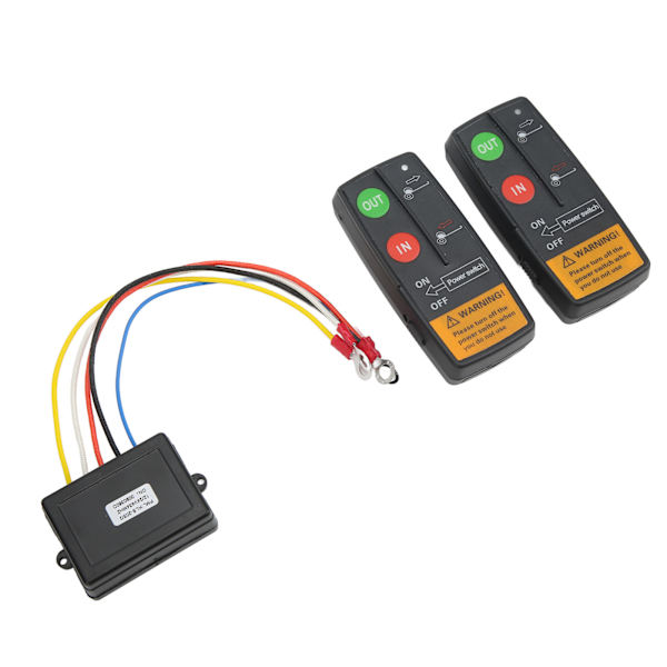 Trådløs Vindespil Fjernbetjeningssæt 75ft Rækkevidde 12V 24V Høj Følsomhed Universal til Bil ATV Lastbil