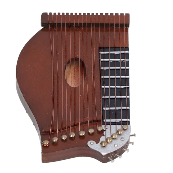 Guzheng modell i tre miniatyr Guzheng musikkinstrument modell utstilling for hjemmet