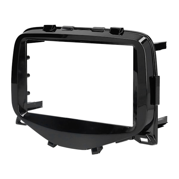 2 DIN Bil Dash Mount Trim Kit Stereo Radio Fascia GPS CD DVD Panel Rambyte til AYGO 2014-2015