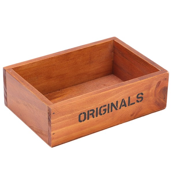 Trä Suckulent Planter Kaktus Bonsai Mikro Landskap Blomkrukor Plant Kruka Dekor