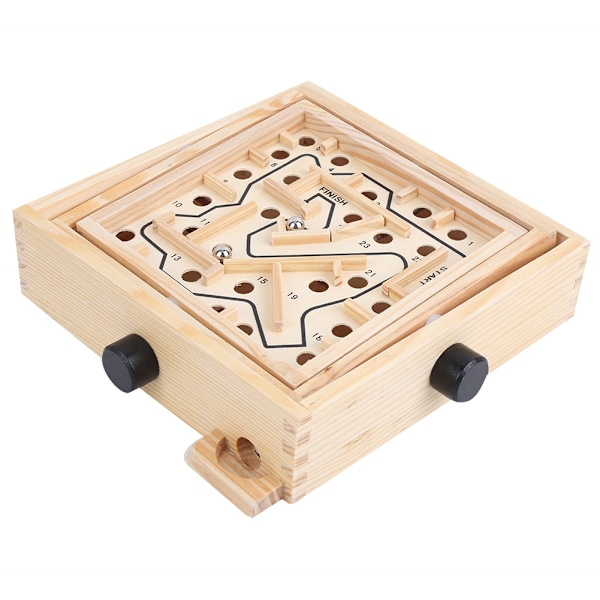 Wooden Children Maze Board Game Kid Balances Ball Maze Board Pedagogisk leksak GiftMaze S