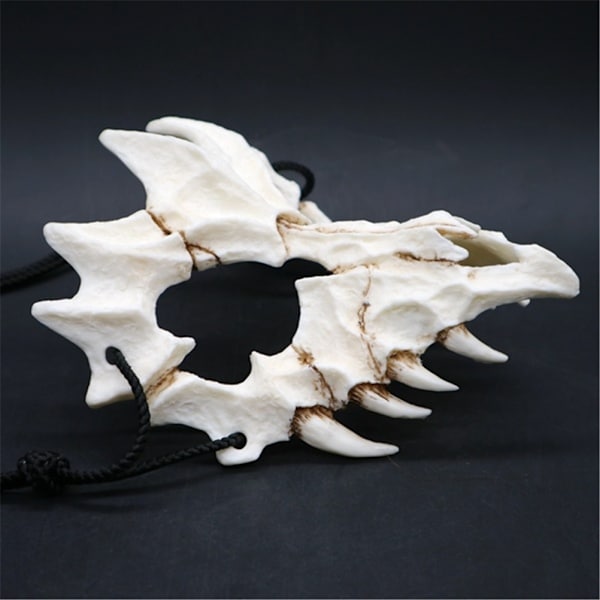 Halloween Cosplay Harpiksmaske Den japanske Drage Gud Maske Dyrtema Fest Dyreskjelett Halvmaske