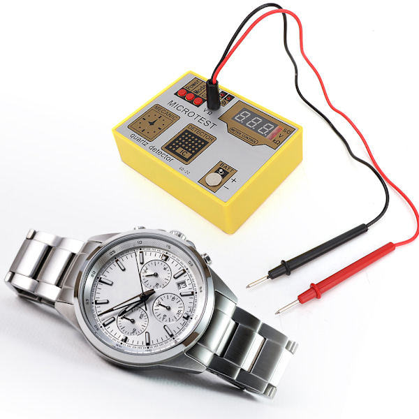 QD-20 Klocka Batteri Puls Tester Quartz Movement Tester Avmagnetiseringsmaskin Klocka Reparationsverktyg
