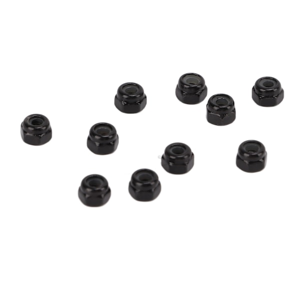 10 ST M2 Selvsikrende sekskantmutter Låsemutter for Axial SCX24 1/24 Simulering RC Bil Oppgraderingsdel