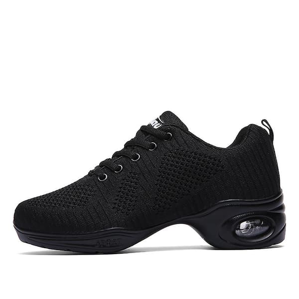 Damesko Åndbare Slip-On Dansesko Skridsikre Løbesko 2G1902 Sorte[LD] Black 35