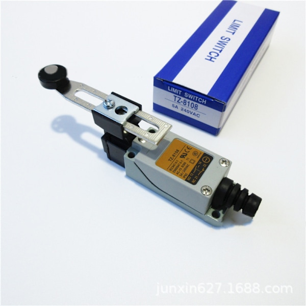 Gränslägesbrytare Mini Roller Limit Switch med justerbar roterande spakarm för TZ 8108