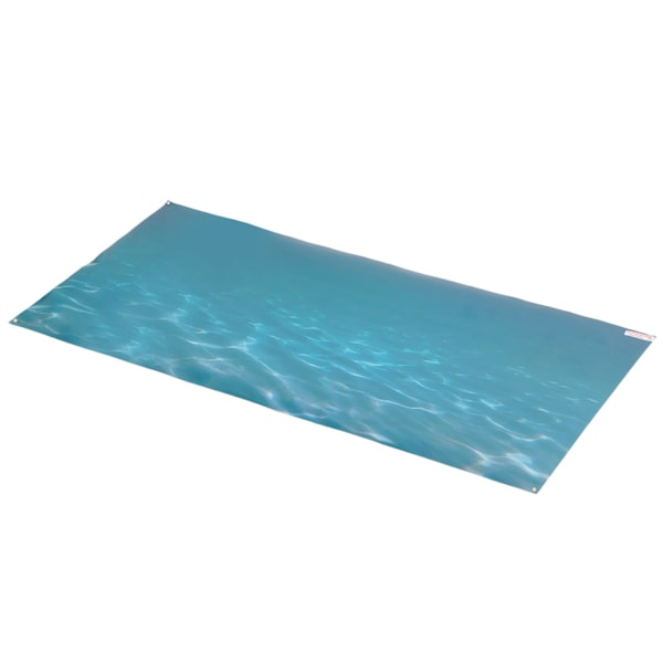 Fish Tank Background Decor PVC Self-Adhesive 3D Ocean Pattern Aquarium Poster Decoration 61x30cm