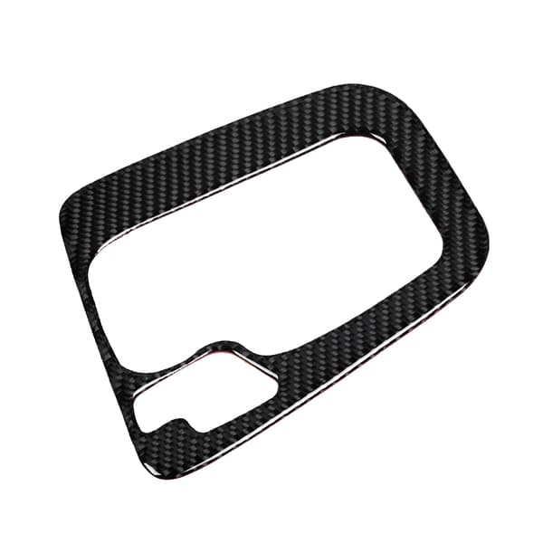 Kolfiber Växelspakpanel Trim Passar för 3-serie E46 1998-2005 (Vänsterstyrning)