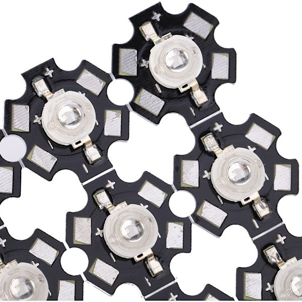 3W Højtydende LED-Lamper Perler Emitter Diode Chips til DIY Belysningsarmaturer Rød