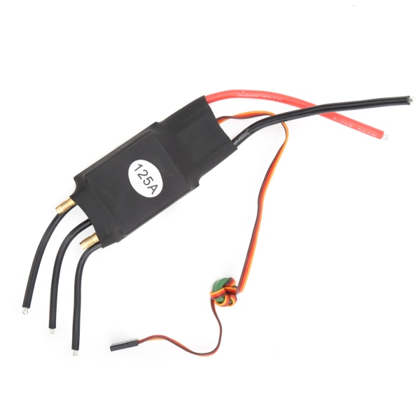 125A ESC Borstlös Vattenkylning Elektrisk Hastighetsregulator ESC för RC Båtmodell