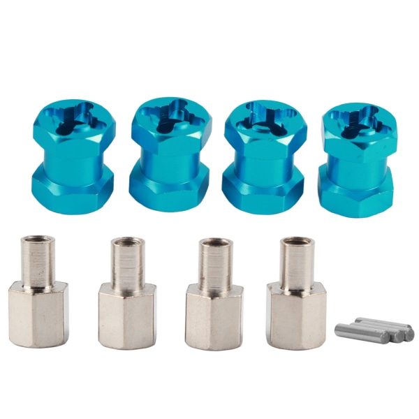 RC Förlängningshjul Hex Navdrivadapter Passar för D90 AX10 CC01 SCX10 F350 Blå