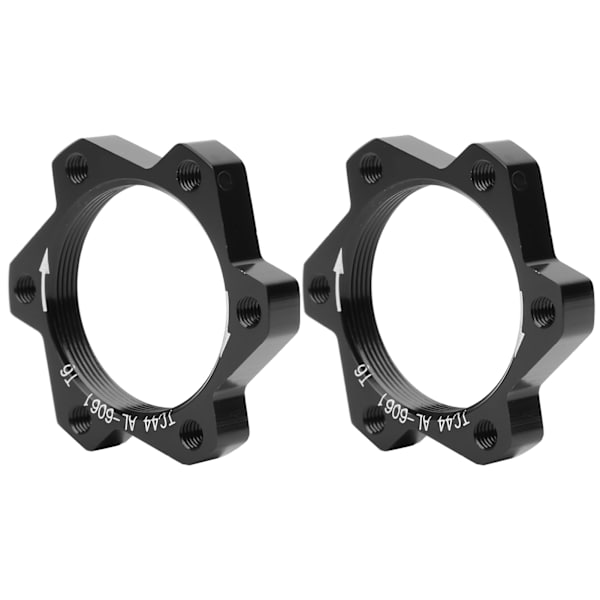 2 stk. Mountainbike Cykling Boost Nav Adapter Aluminium Legering Høj Styrke Anti-Rust Sort
