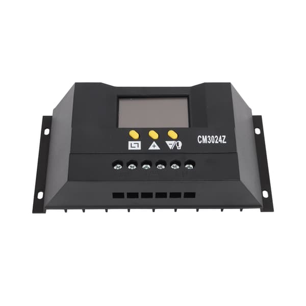 PWM Solcellsladdningsregulator med LCD-display, intelligent PWM Solpanelregulator med termisk sensor