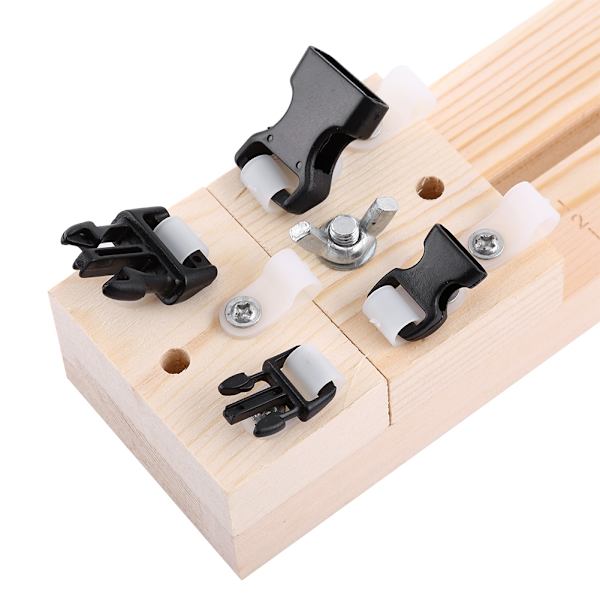 DIY Puu Paracord Jig Rannekeentekijä Ranneke Neulontatyökalu