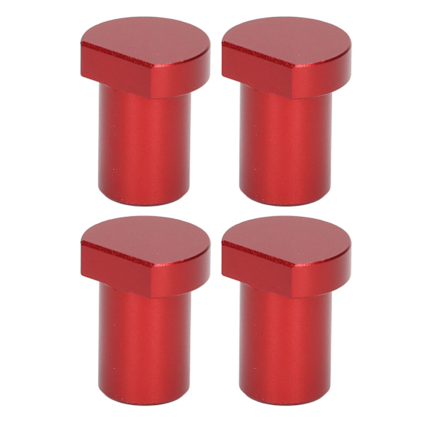 4 PCS Woodworking Desktop Limit Blocks Multifunctional Workbench Peg Brake Stops 20mm Diameter Red