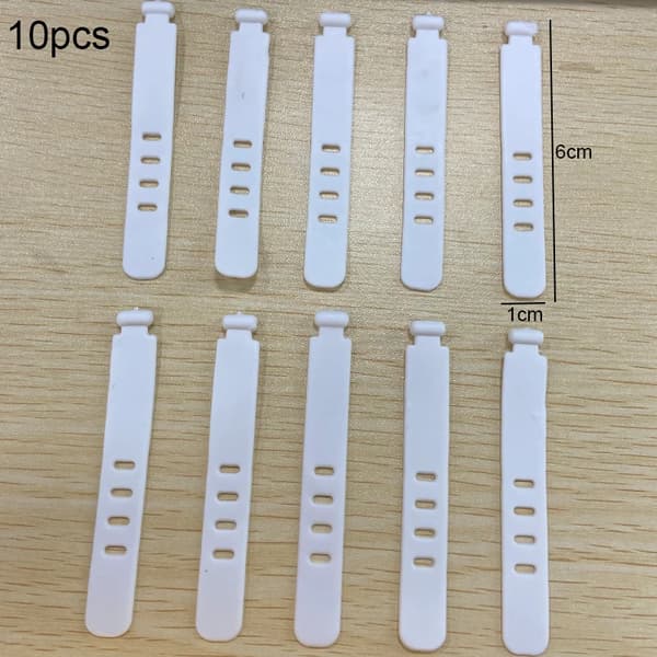 Transparent kabelopbevaringsboks Datakabel Opladerledning Organisering 25x8x4.5cm-no cover