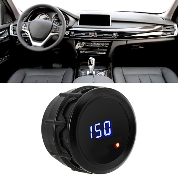 52 mm olietermometer med sensor 40~150 ℃ blå LED digital display temperaturmåler