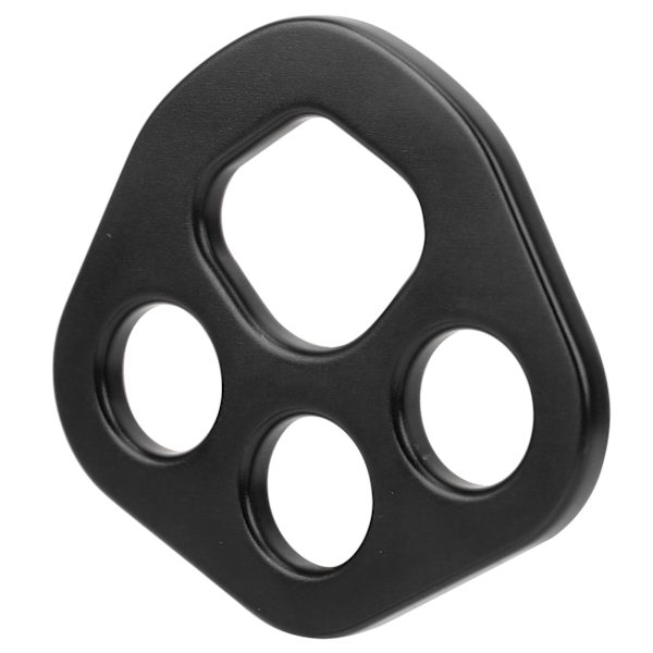 30KN 4 Huller Rigging Plade Tov Leje Ankre Punkter Connector Klatreudstyr Værktøjer Sort