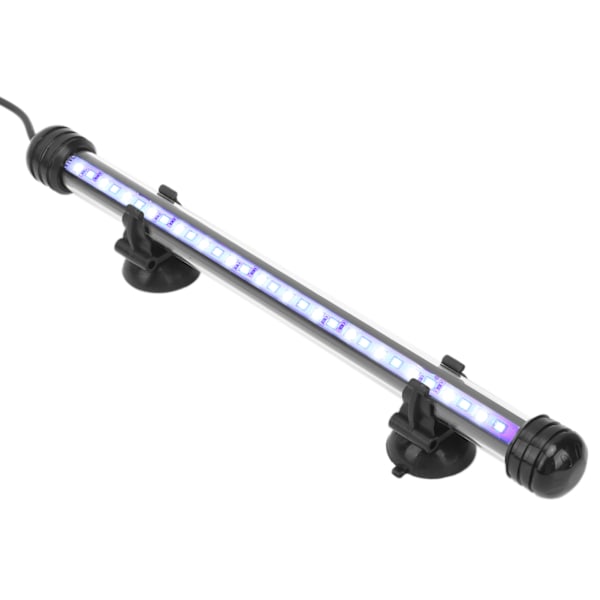 Akvarielys Vandtæt Akvariebelysning med LED-lys 3 Tilstande Dæmpbar 100‑240V US Stik 28CM