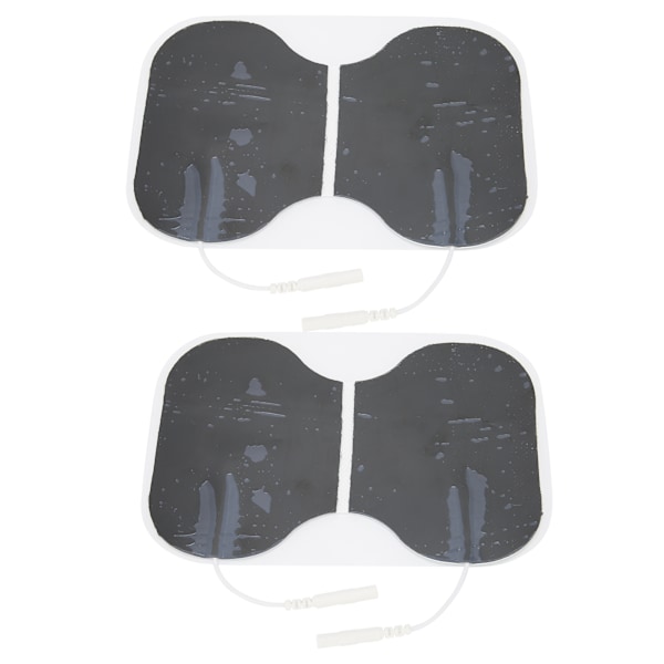 2st midjeelektroder för elektrisk TENS fysioterapimaskin 10 x 15 cm / 3,9 x 5,9 tum