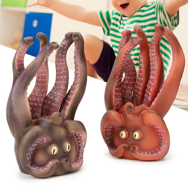 2st Djurhuvud Handdocka Högsimulering Barn Educational Model Toy#3