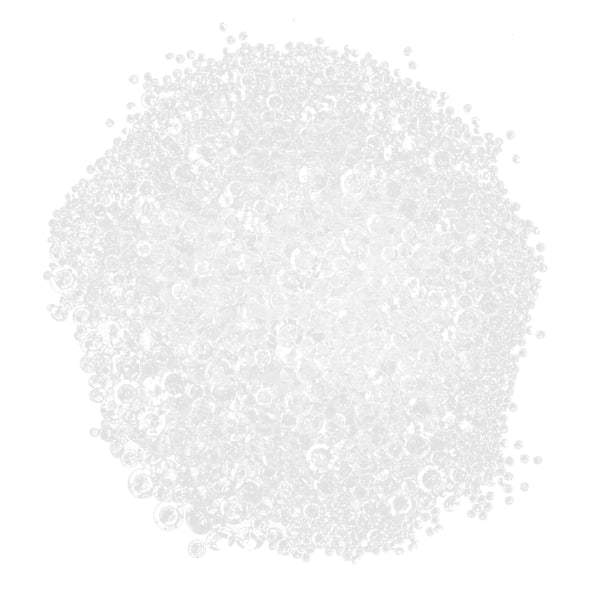 4000 kpl Akryylitimantteja Myrkytön Hajuton Valkoinen Sekoitus 3/6/10mm DIY Korukoristeisiin Askarteluun