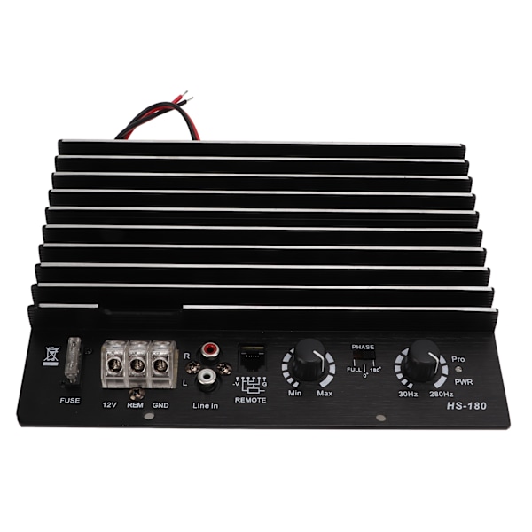 Sort Bilforstærker 12V 1000W Bil Audio Subwoofer Forstærker Multibeskyttelse til Bil