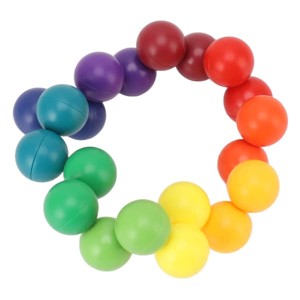 Fidget 3D Puzzle Ball Endless Twisted Stress Relief Educational Bright Color Intelligence Development Puzzle Ball Toy