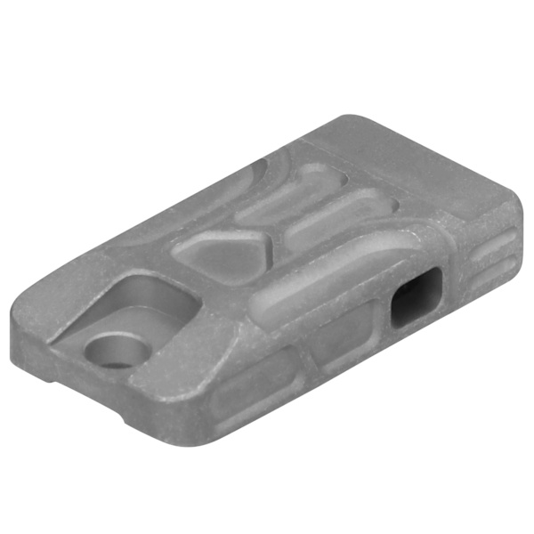 Emergency Survival Whistle Titanium Legering dubbla rör 120 decibel visselpipa för utomhus Stentvätt